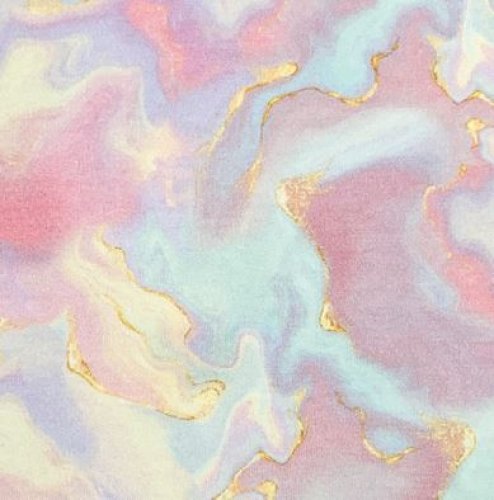 French Terry - Golden Look Tie & Dye - rose blue yellow