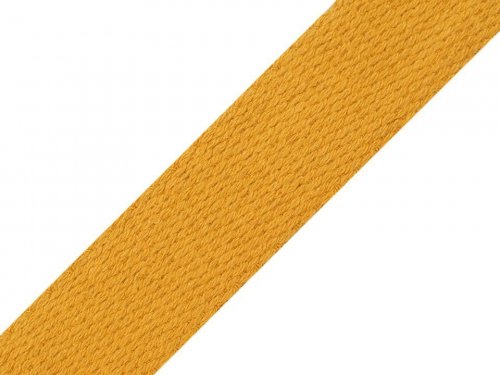Gurtband - Baumwolle - 25mm - senf