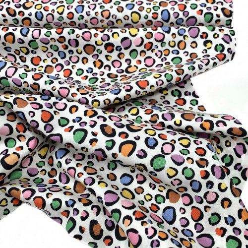Bio Baumwolle - Happy Leopard - Happy Days - Cloud9fabrics