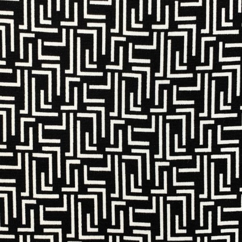 Preview: Viskose Jersey Punta - Holma - black /offwhite