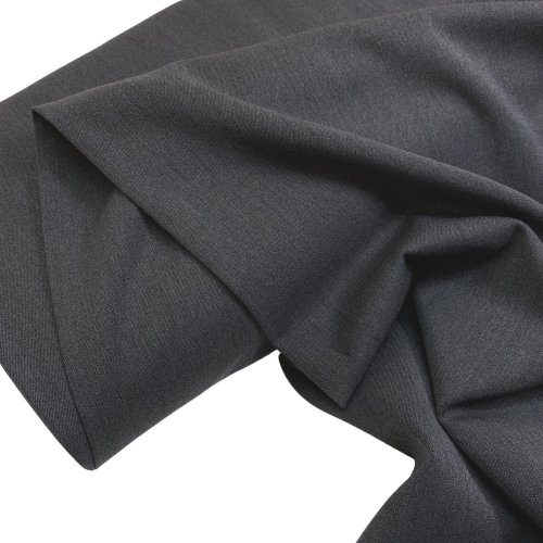 Hosenstoff - Two Way Stretch - Wool Touch - anthrazit melange