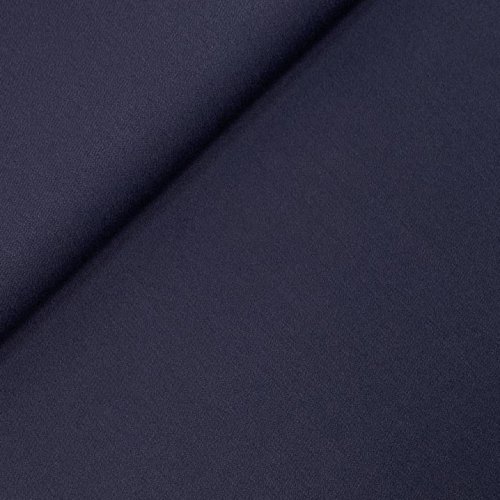 RESTSTÜCK 0,60m !!! - Hosenstoff - Two Way Stretch - Wool Touch - dark navy