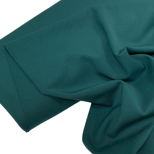 RESTSTÜCK 1,70m !!! - Hosenstoff - Two Way Stretch - Wool Touch - petrol