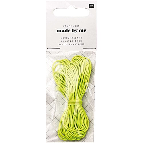 Hutgummiband - neon gelb - 1mm x 5m