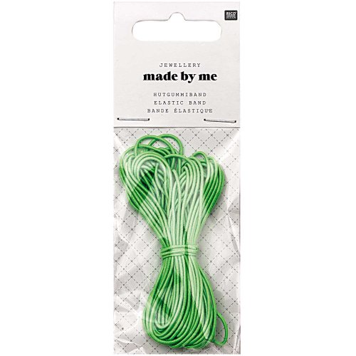 Hutgummiband - neon grün - 1mm x 5m