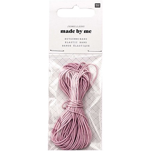 Hutgummiband - rosa - 1mm x 5m - Rico Design