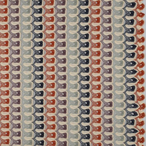 Häkelstrick - Sheli - navy/brique