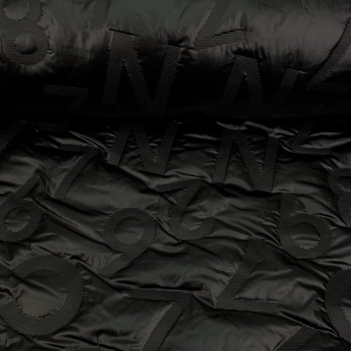 Preview: RESTSTÜCK  0,80m !!! - Jackenstepper - Alphabet - black