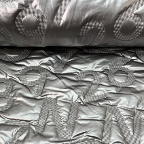 Preview: RESTSTÜCK 0,80m !!! - Jackenstepper - Alphabet - silver grey