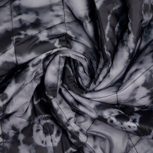 Preview: RESTSTÜCK 1,80m !!! - Jackenstepper - Batik - Hope - schwarzgrau