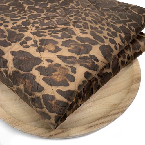 Jackenstepper mit Fellabseite - Leo - brown
