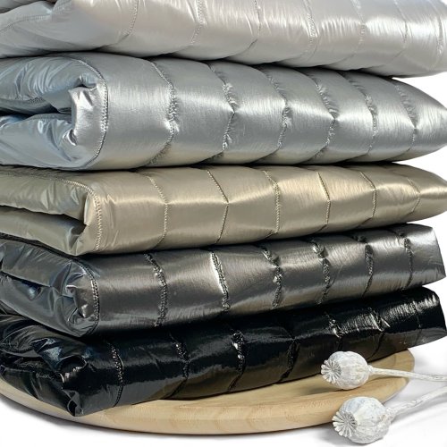 Preview: RESTSTÜCK 70cm !!! - Jackenstepper - Shiny - silber