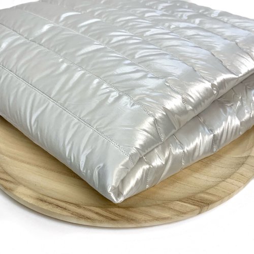 RESTSTÜCK 65cm !!! - Jackenstepper - Shiny - ecru
