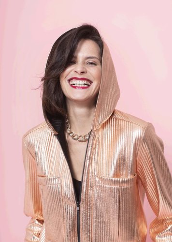RESTSTÜCK 0,60m !!! - Jackenstepper - Rib foil rosegold