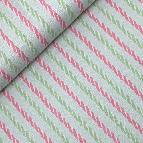 Jacquard - Kordel - hellblau