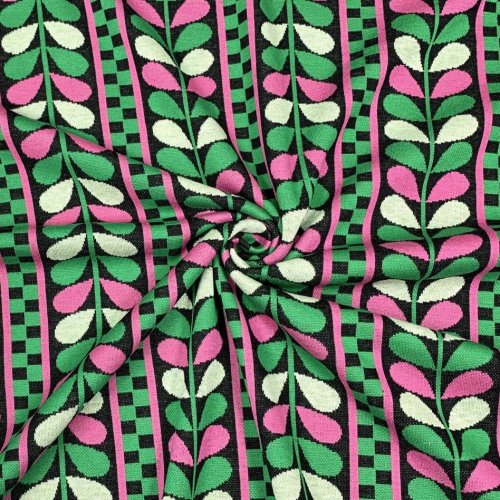 RESTSTÜCK 0,70m !!! - Bio Jacquard - Trail - Col. 1 - Evermore - Hamburger Liebe - Albstoffe