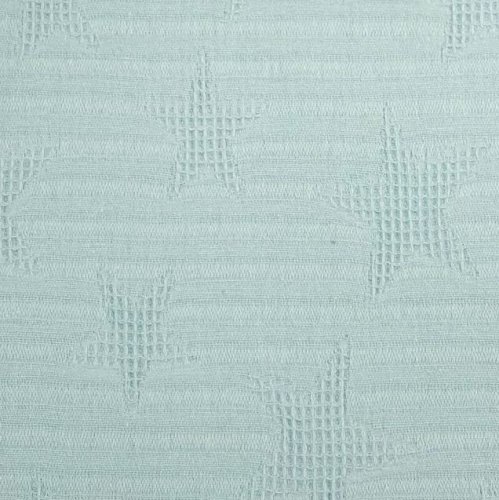 Jacquard Waffelpique Baumwolle - Star - dusty mint