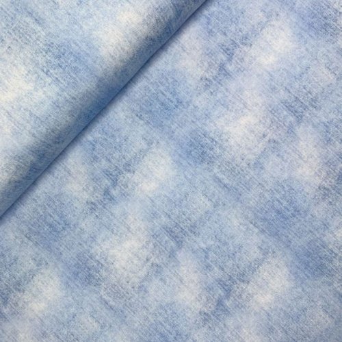 Preview: RESTSTÜCK 0,60m !!! - Sommer French Terry - Jeans - hellblau