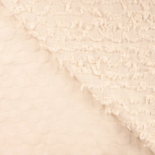 Jeansstoff - Fancy Check - ecru