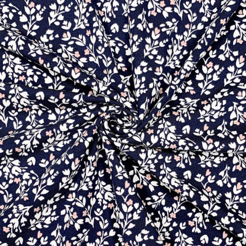 Preview: RESTSTÜCK 0,90m !!! - Jersey - Allegra - blue navy