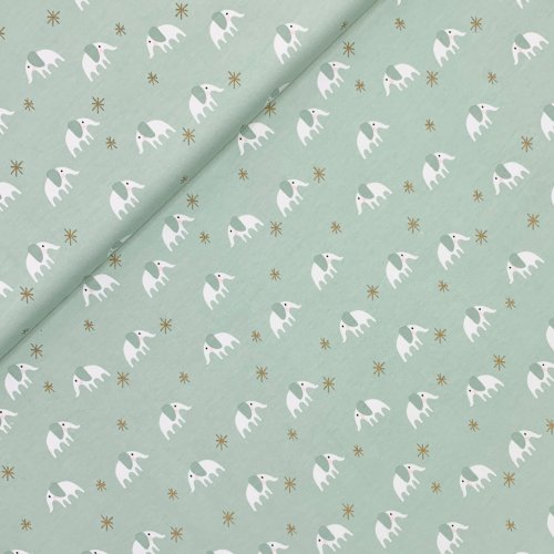 Jersey - Baby - Elefant - mint/gold - Rico Design