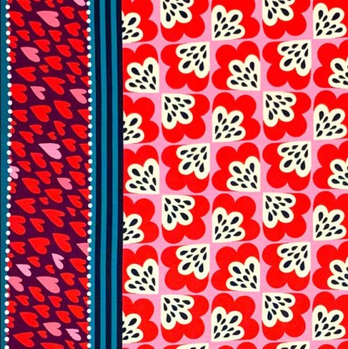 Preview: RESTSTÜCK 0,30m !!! - Bio Jersey - For You - Col. 01 - Love Letters - Hamburger Liebe - Albstoffe