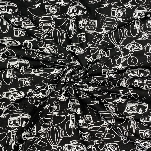 Jersey - Line Art - black