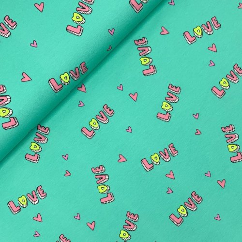 Jersey - Neon Love - mint