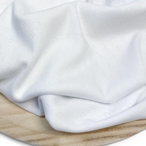 Pointoille Jersey - white