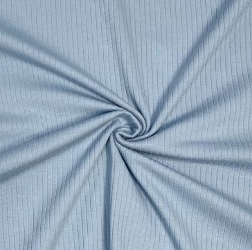 Rippenjersey - Mandy - dusty blue