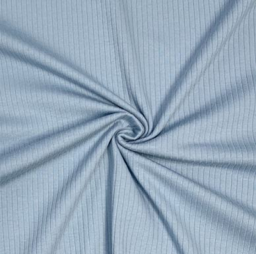 Preview: RESTSTÜCK 1,60m !!! - Rippenjersey - Mandy - dusty blue