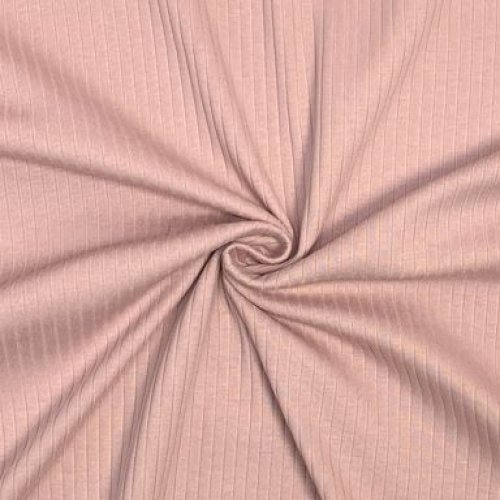 Rippenjersey - Mandy - dusty pink