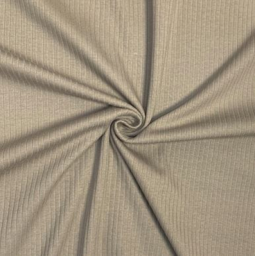 Preview: RESTSTÜCK 0,90m !!! - Rippenjersey - Mandy - taupe