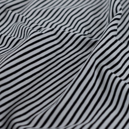 Jersey - Small Stripes - black