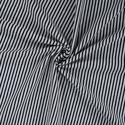 Jersey - Small Stripes - black