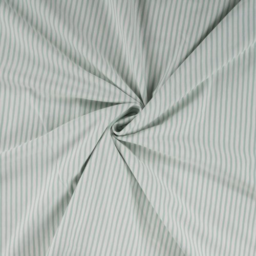 Jersey - Small Stripes - dark dusty mint