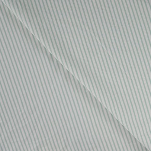 Jersey - Small Stripes - dark dusty mint