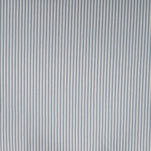 Preview: RESTSTÜCK 0,90m !!! - Jersey - Small Stripes - dusty blue