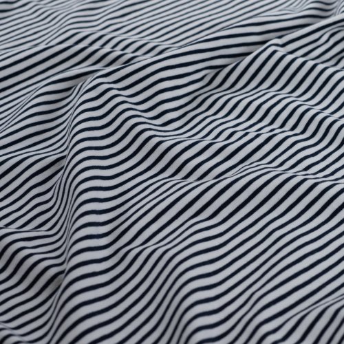 Jersey - Small Stripes - navy