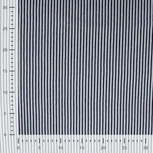 Jersey - Small Stripes - navy