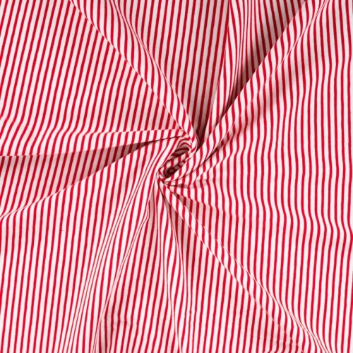 Jersey - Small Stripes - red