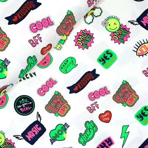 Jersey - Stickers - neon/off white