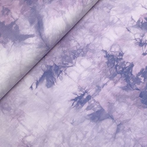 RESTSTÜCK 0,40m !!! - Jersey - Tie & Dye - lilac