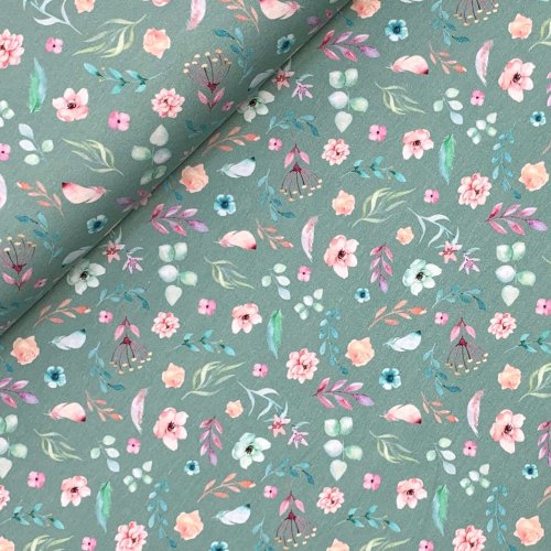 RESTSTÜCK 50cm !!! - Jersey - Tiny Rosi - mint