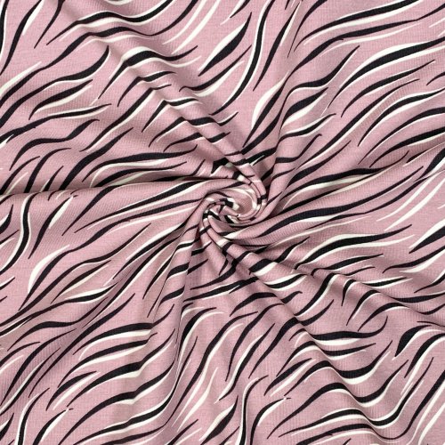 Jersey - Zebra Zaylee - rose