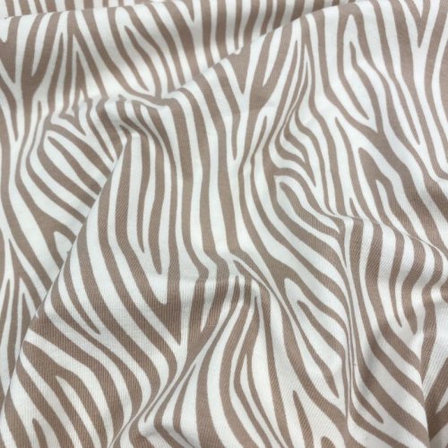Jersey - Zebra - beige