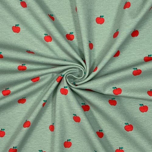 Preview: RESTSTÜCK 0,50m !!! - Jersey - Äpple - mint