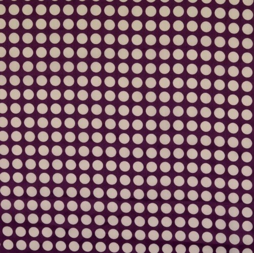Baumwoll Satin - Just Dots - violett - In my Garden - Hamburger Liebe