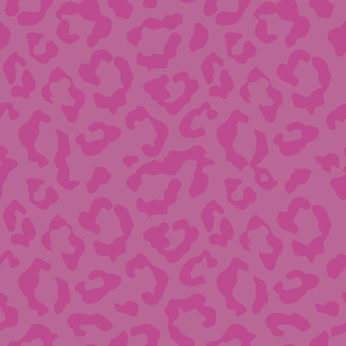 Jacquard Frottee - Leopard - fuchsia