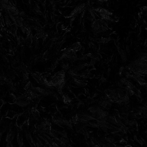 Kunstfell - Curly - black